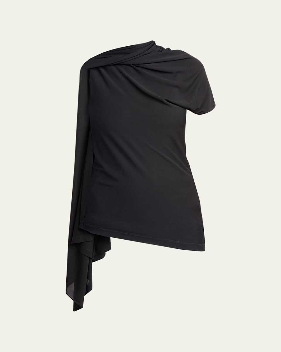 Isadra Shoulder-Drape Top